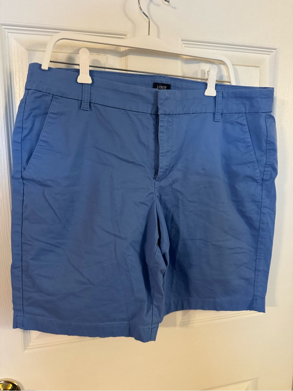 J. Crew Women's Cornflower Blue Chino Bermuda Shorts